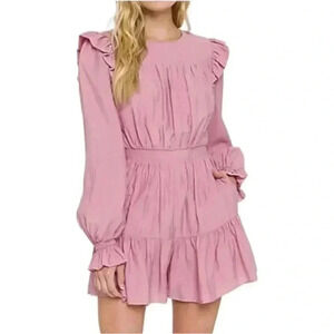 MP_LA'VEN Ruffle Long Sleeve Romper‎